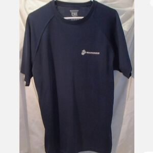 Great American T-Shirt Company USMC Navy Blue Short Sleeve Graphic T-Shirt SZ L